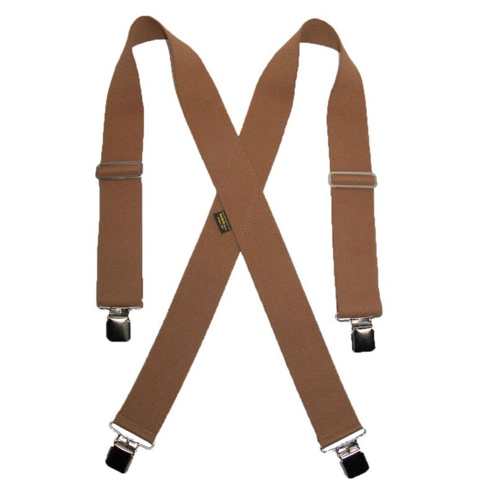 Welch Men's Elastic Clip-End 2 Inch Work Suspenders